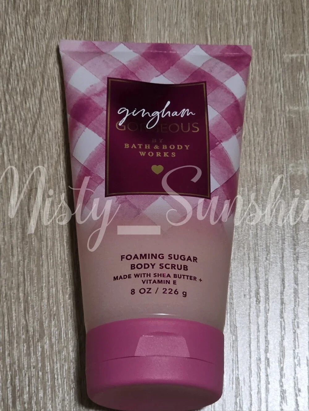 Bath & Body Works Gingham Gorgeous Foaming Sugar Body Scrub 8oz New RARE